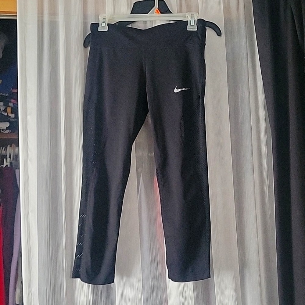 Black Mesh Nike Leggings